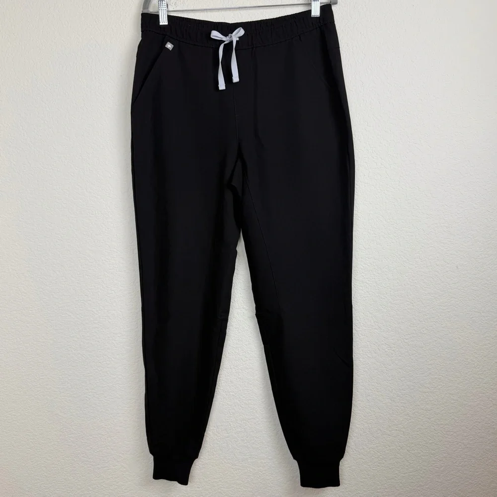 FIGS Tansen Jogger Black Scrub Pants